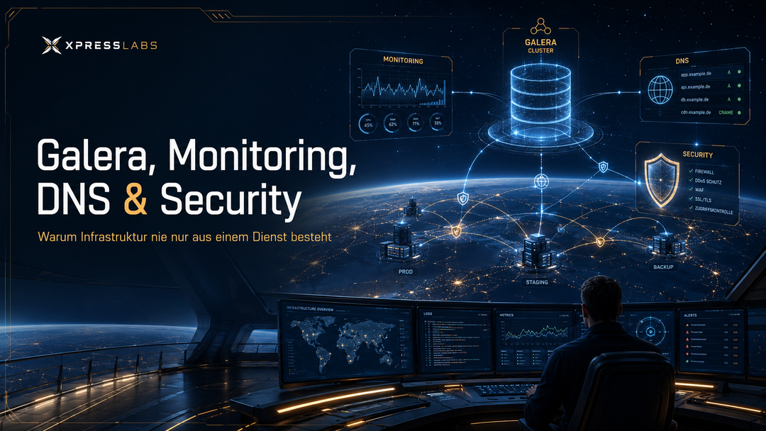 Galera, Monitoring, DNS und Security: Warum Infrastruktur nie nur aus einem Dienst besteht